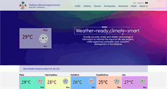 Desktop Screenshot of meteorology.gov.mv