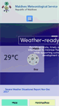 Mobile Screenshot of meteorology.gov.mv